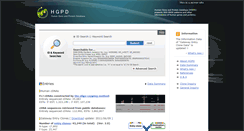 Desktop Screenshot of hgpd.lifesciencedb.jp